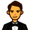 Man in Tuxedo emoji on Emojidex